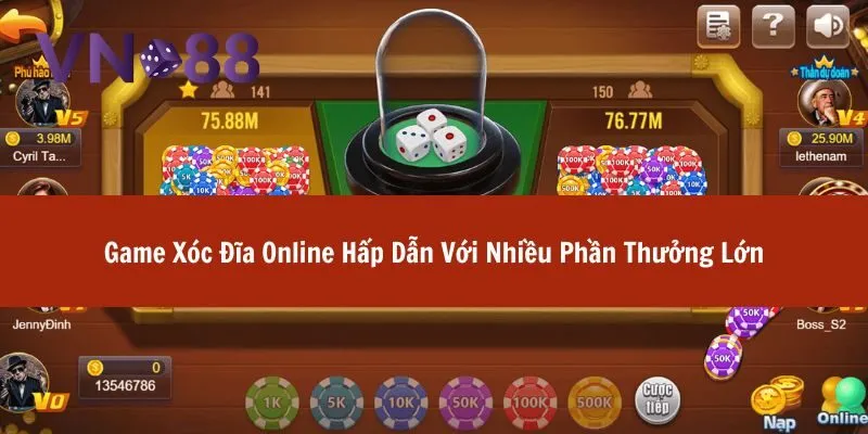 game xóc đĩa online